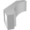 Ekena Millwork 5 1/2-in. W x 14-in. D x 18-in. H Imperial Architectural Grade PVC Knee Brace BRCP055X14X18IMP - alternate 2